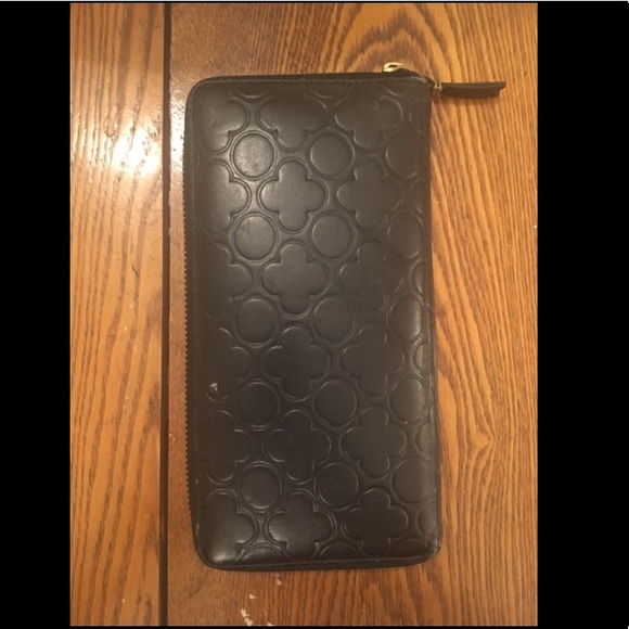 Comme des garçon black leather zip wallet w/ box - Picture 7 of 8